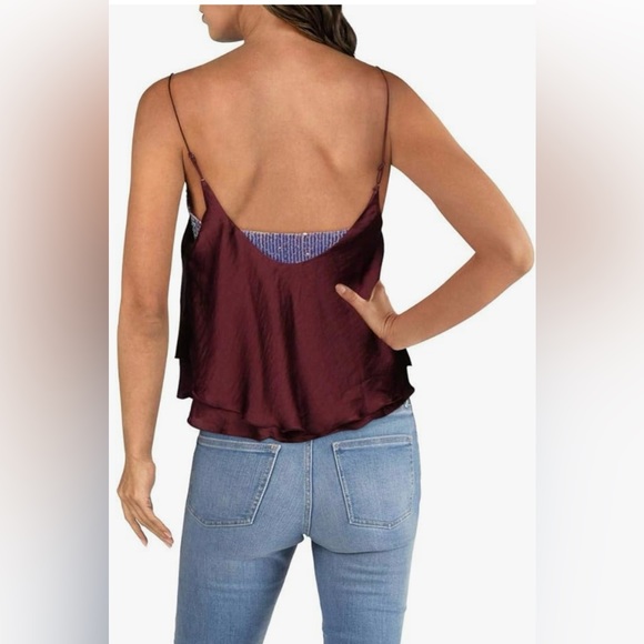 NWT Free People Intimately Womens Purple Sequined Layering Camisole Top Size-M - Picture 8 of 10